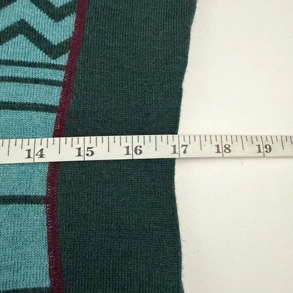 Smartwool Optic Frills Double Knit Pullover Sweater Women's Medium Merino Wool - Picture 11 of 16